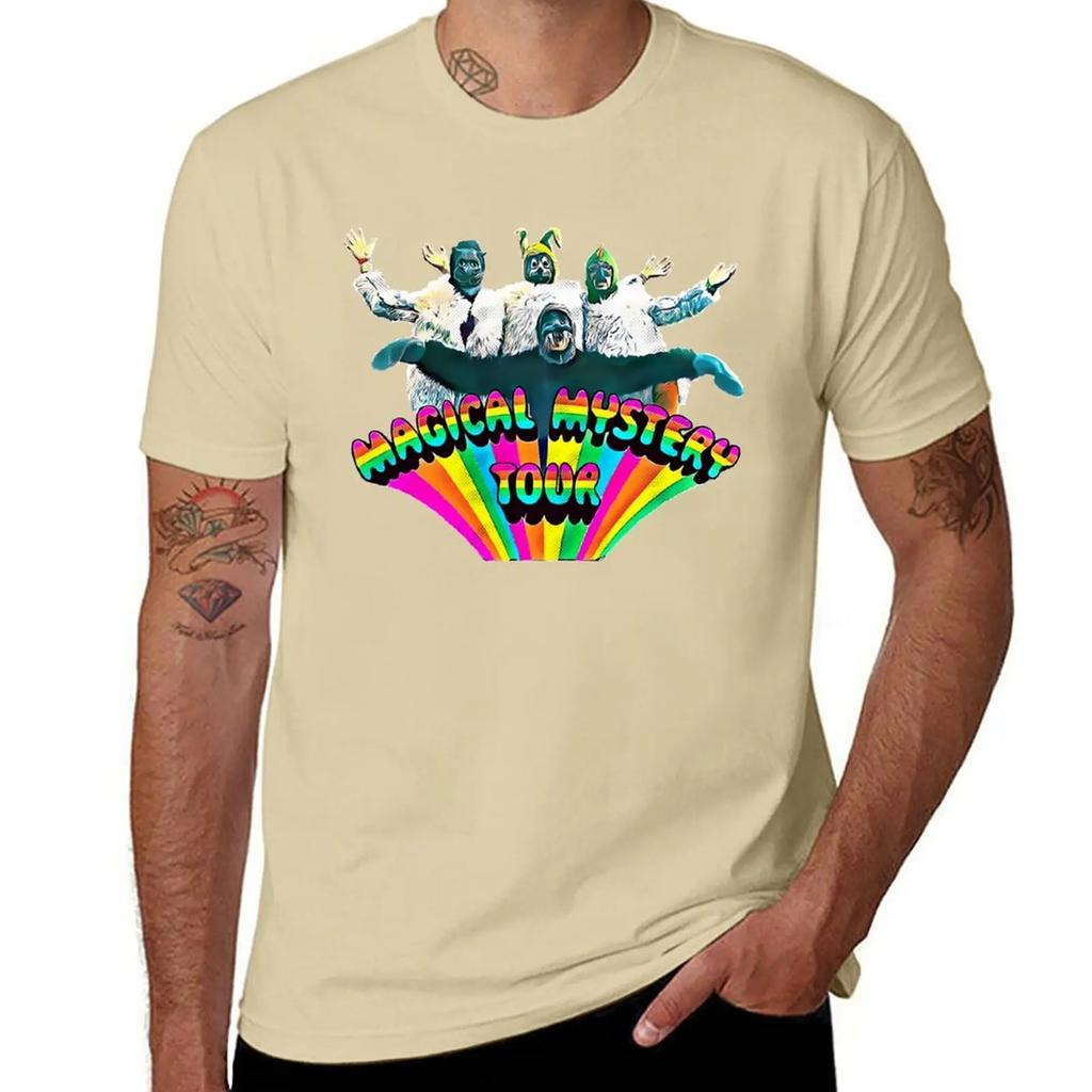 Magical Mystery Tour Album Cover Colored T-Shirt sublime blacks Short sleeve tee men