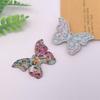 New Arrive 100Pcs Colorful Butterfly Flatback Resin Cabochons Embellishments for Hair Clips Scrapbooking Photo Frames Decoration