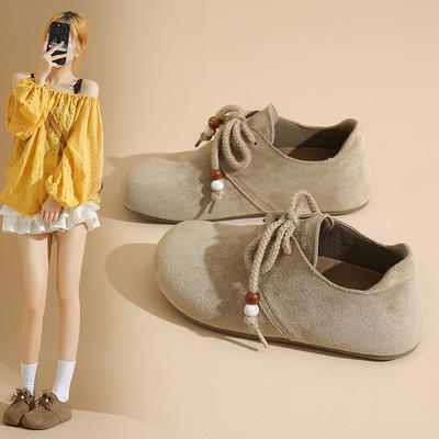 Fashion Flat All-Inclusive Women's Single Shoes 2025 New Autumn Retro