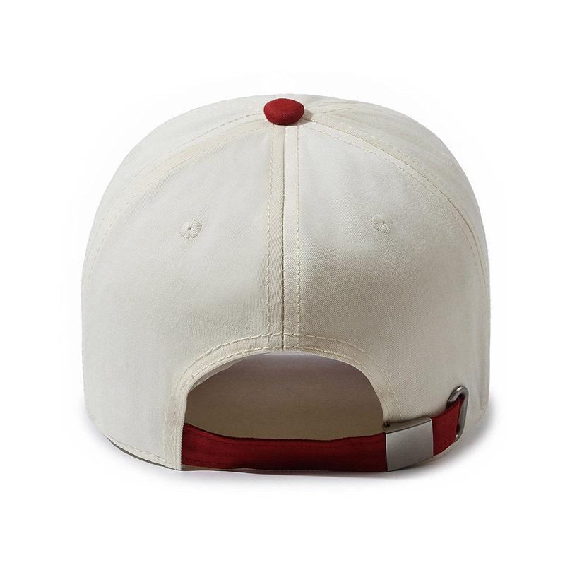 Șapcă de baseball de culoare contrastantă șapcă brodata cu litere de primăvară, toamnă, vară, în aer liber, pălărie sport pentru bărbați, pălărie cu protecție solară, șapcă Panama coadă de cal