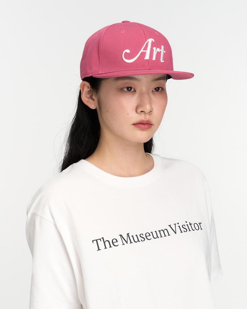 THEMUSEUMVISITOR Art Icon Embroidery Cap (Pink)