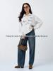 Elegant and Versatile Ins-Style Half-Zip Lapel Sweatshirt for the Trendy Woman