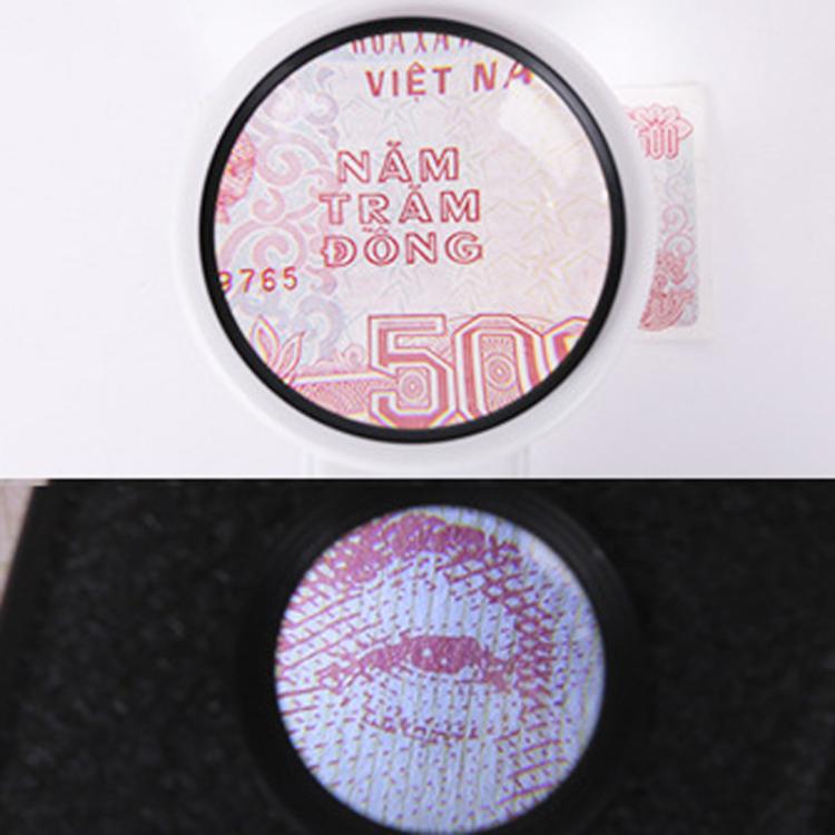 Factory Cheap 110mm 3.5X / 25X LED Folding Desktop Magnifying Glass For Reading Antique Jewelry Identification