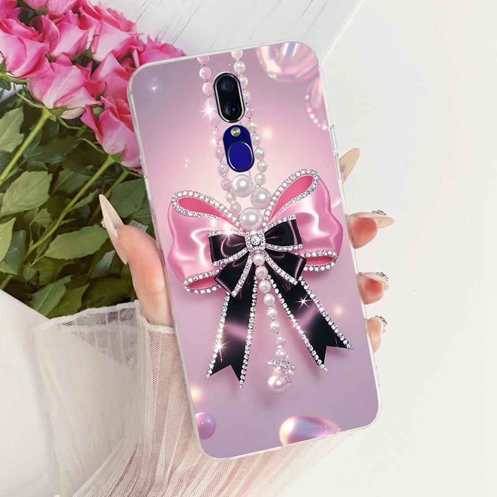 For Oppo F11 Case Cover Luxury Butterfly Love Fashion Flowers Cool Painted Phone Casing For Oppo CPH1913 CPH1911
