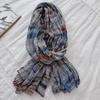 Folded Warm Scarf Cotton Neckerchief New Silk Scarf  Autumn Winter