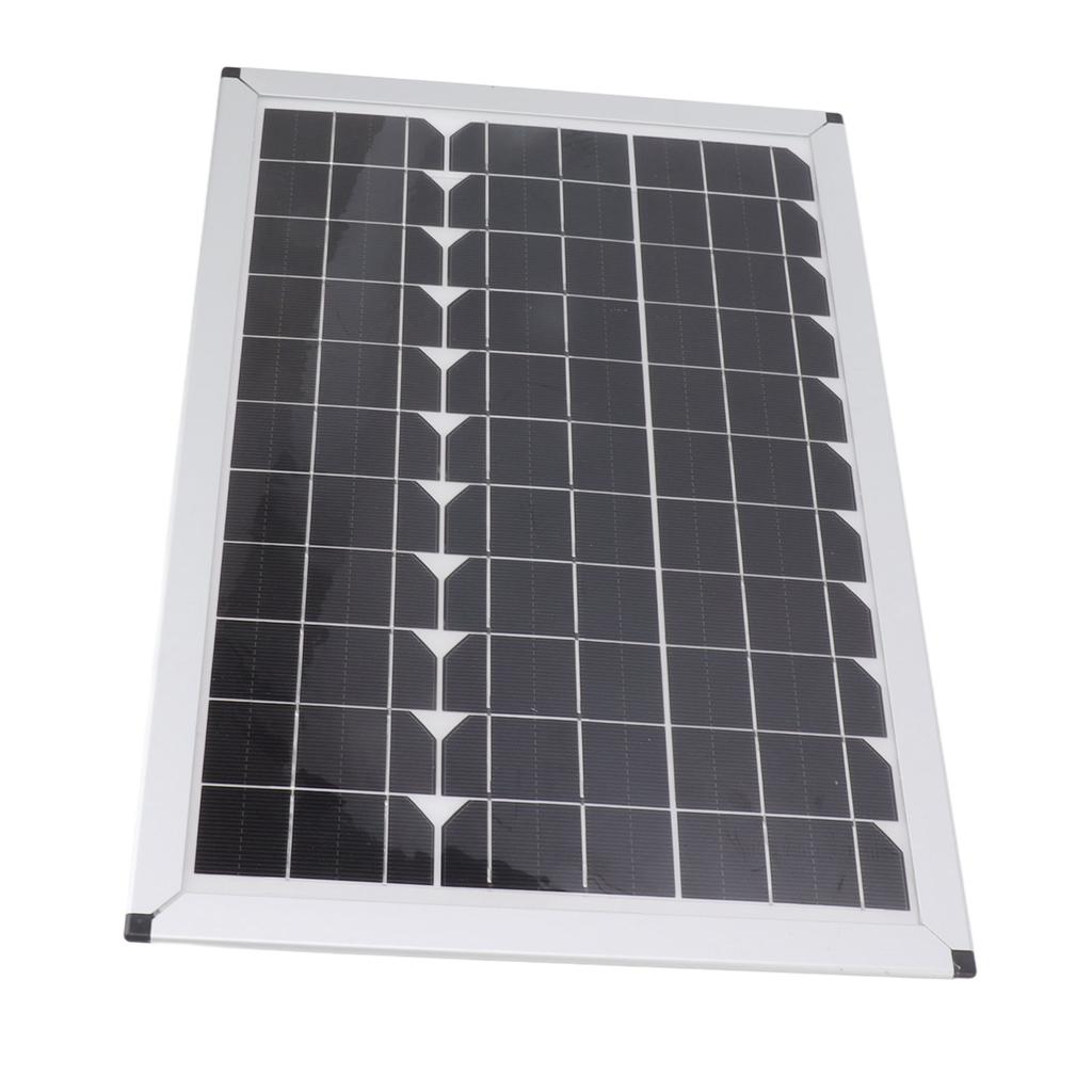 100W Solar Panel Kit Monocrystalline Solar Module with Waterproof 20A 12V 24V Controller for Car Camping