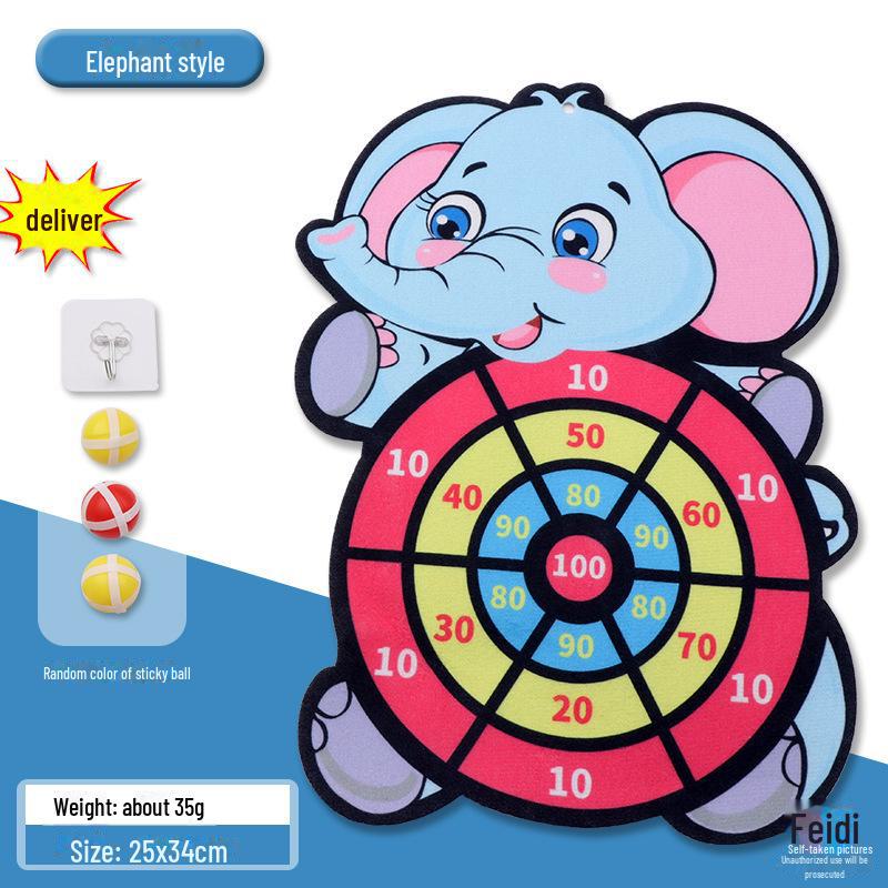 Kids' Interactive Sticky Ball Dart Board for Indoor & Outdoor Play
