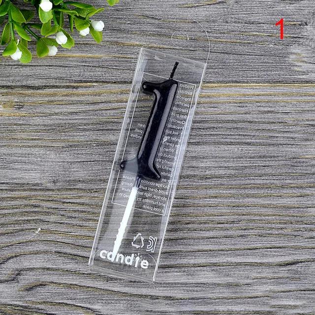 1 st Rött Vin Nummer Födelsedag Papper Tårtljus Barn Födelsedagsfest Bröllopstårta Ljus Favör Tillbehör Tårtdekorationer