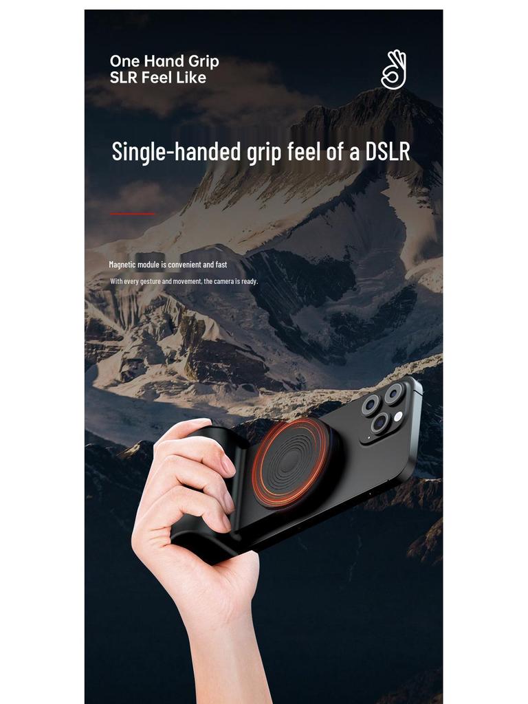 Magnetic Bluetooth Selfie Stick & Wireless Charger: 3-in-1 Multifunctional Desktop Stand