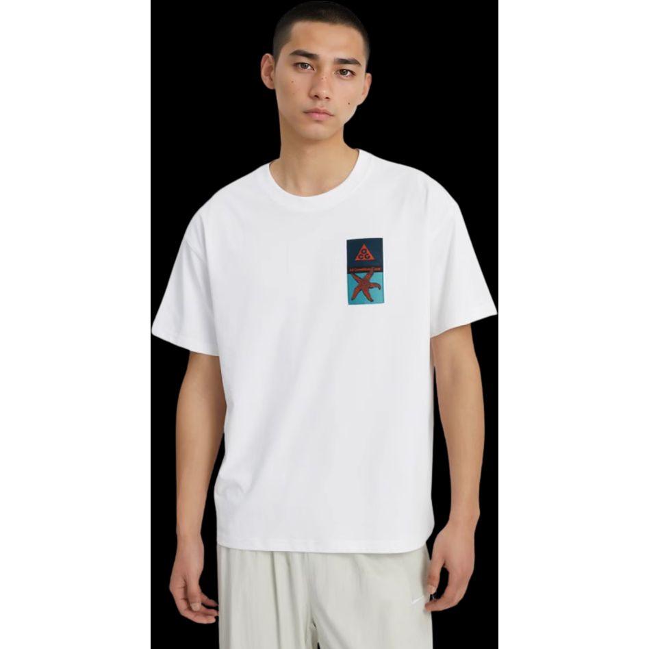 Nike Acg Casual Sports Short Sleeve T-Shirt Men Tops White DX9444-100