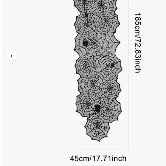 Zestaw: Szalik na kominek Pająk i Obrus Halloweenowy: Dynie, Okrągłe/Kwadratowe Obrusy, Dekoracja Bieżnika na Stół