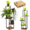 PALACE metal standing flower stand - black stand for 5 flowerpots