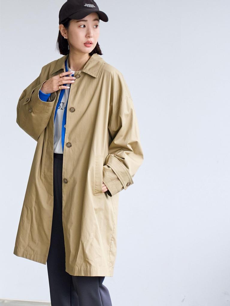 Cohen Square Trench Coat 76606420176 1100 LT.GRAY(11) FREE