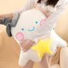 Adorable Plush Ghost Pillow Soft Pp Cotton Star Cushion Perfect Holiday Gift