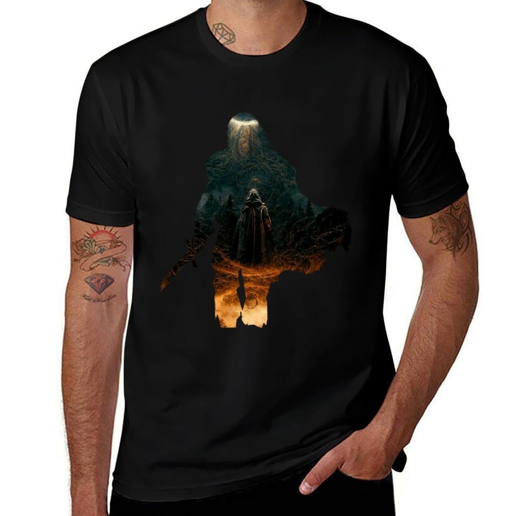 The Ring Power Of The Middle Earth Cool Design Tshirt Vintage Style Printed Top