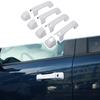 Weißer Türgriffschutz Schale Dekor Abdeckung Verkleidung Für -24 Dodge Ram Access