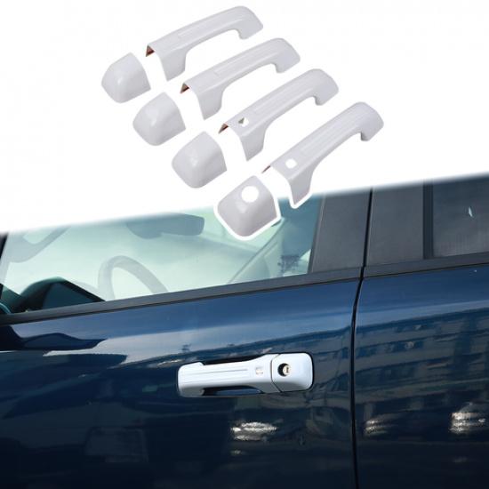 Weißer Türgriffschutz Schale Dekor Abdeckung Verkleidung Für -24 Dodge Ram Access