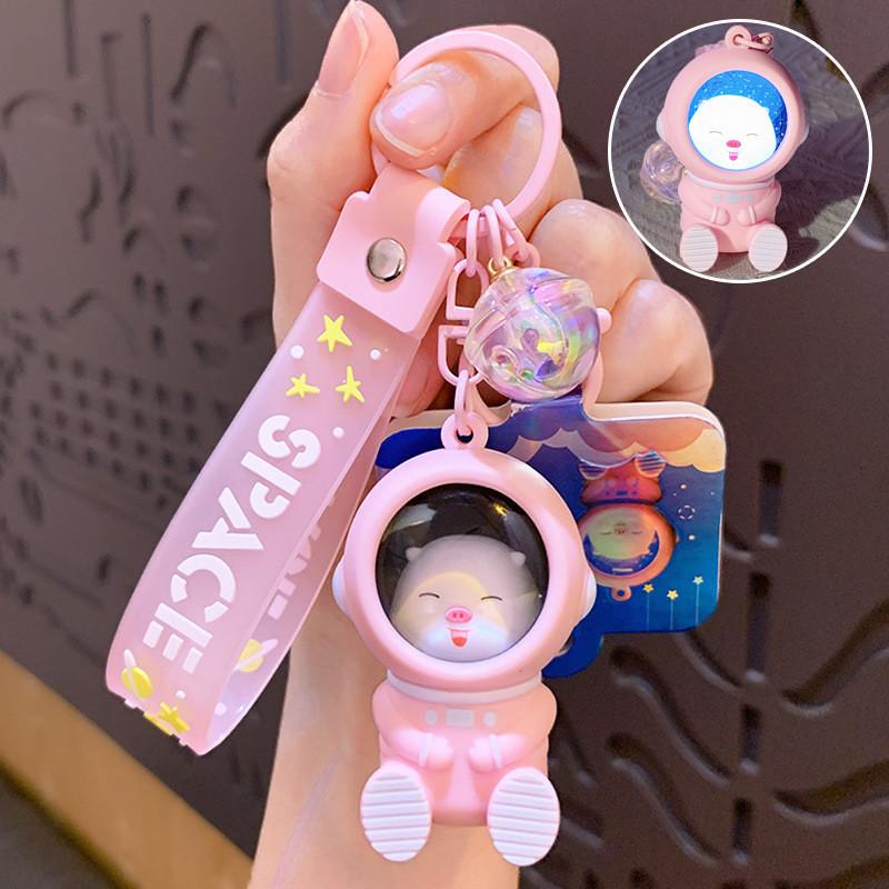 Exquisite Resin Cartoon Starry Sky Sunset Keychain For Couples Perfect Gift