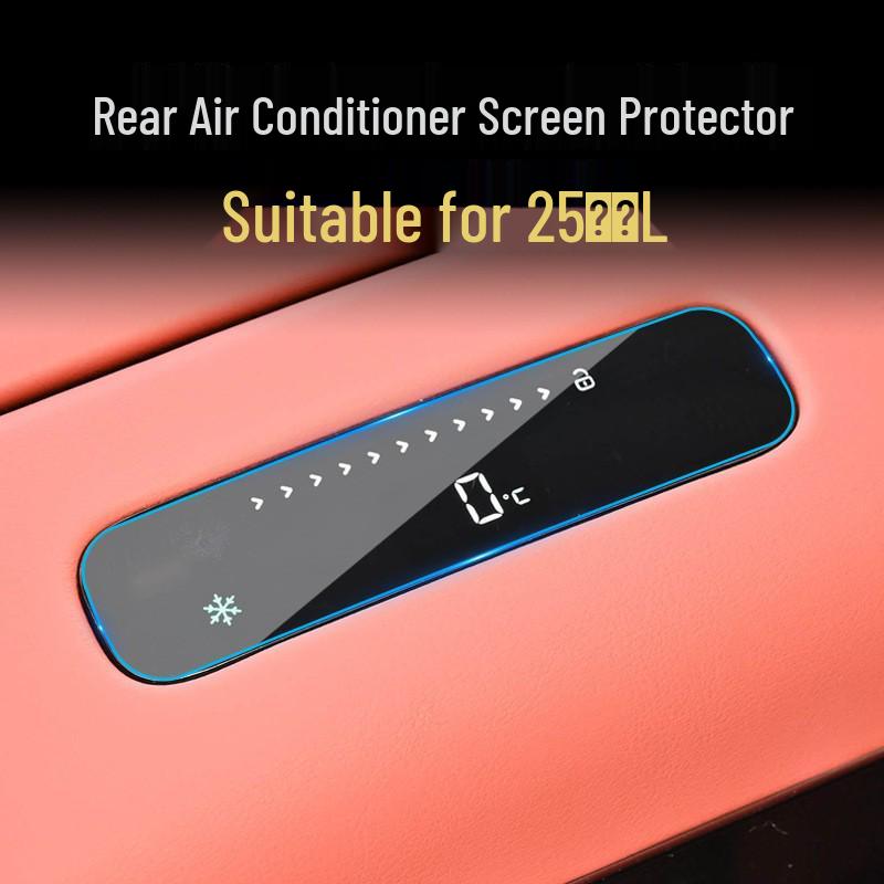 Compatible Tempered Glass Screen Protector for 25 BYD Tang New Energy Navigation Instrument.