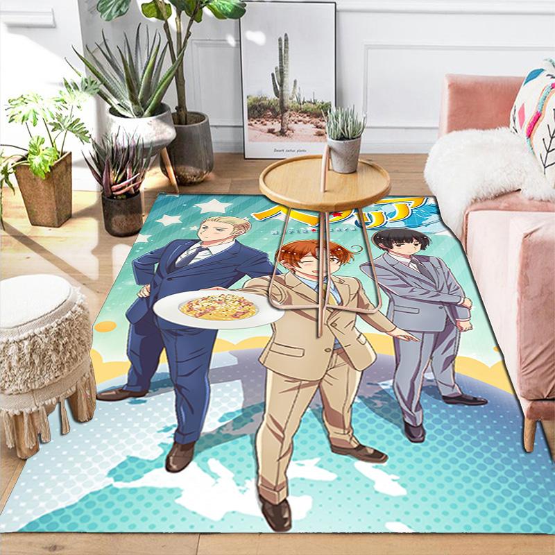 Hetalia Rug Floor Mat for Living Room or Bedroom Soft and Comfortable Carpet a Gift for Birthday and Holiday.SFF0917086