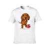 shirt T-Shirt man little Dachshund tshirt man smile make Its that the things summer us t