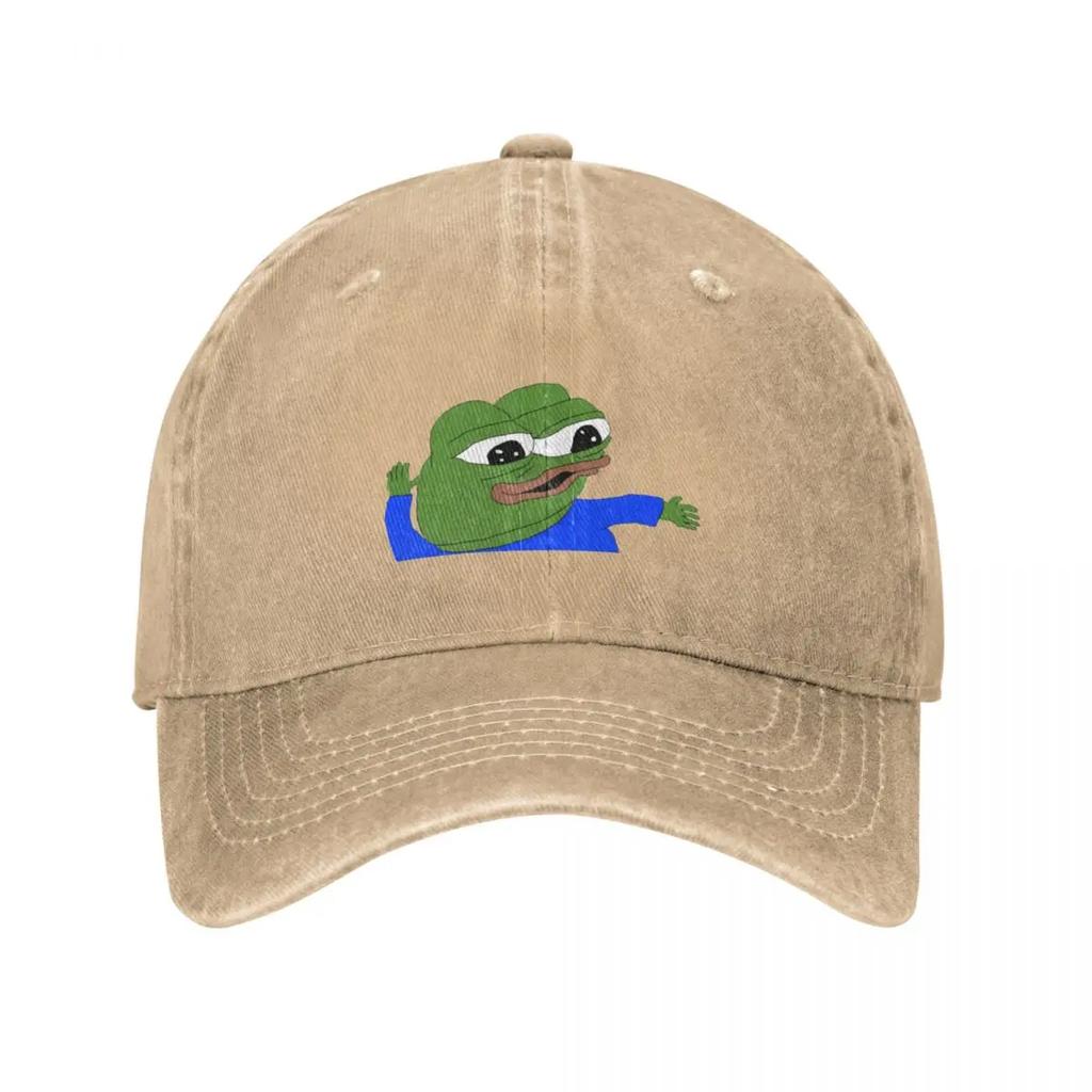 Dancing Apo Pepe the Frogs help helper Baseball Cap Snap Back Hat Horse Hat fun hats Custom Cap Unisex Womens