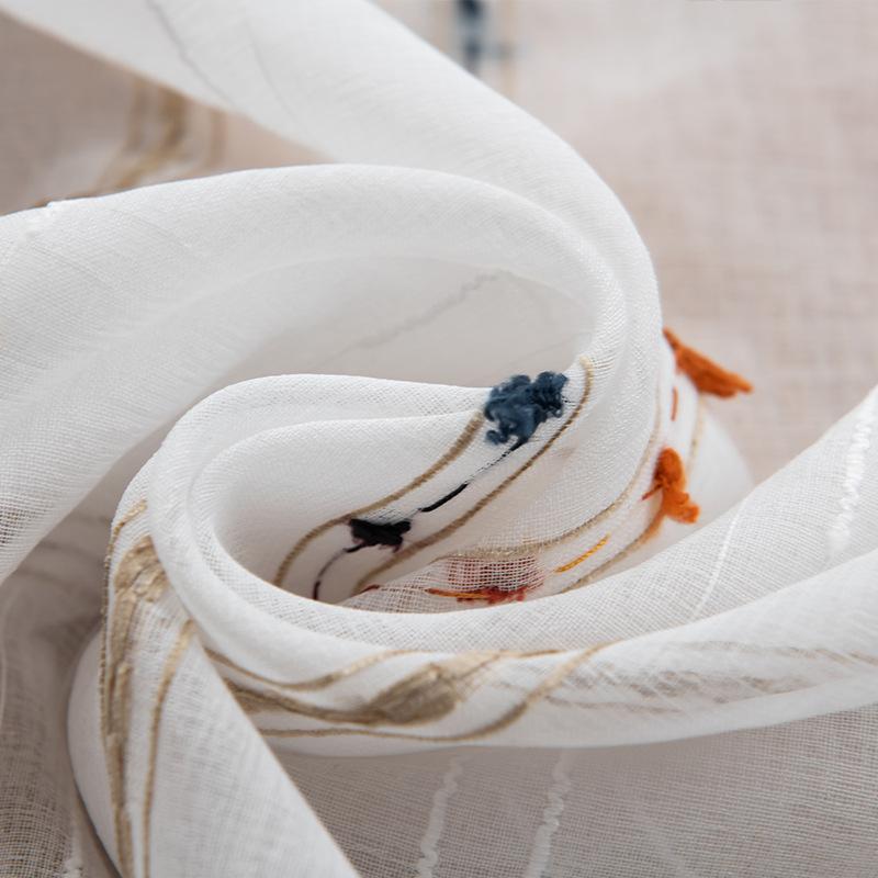 Special For Curtains, Black Tassel, Simple Style, Kitchen Curtain Bay Window, Curtain, Window Screen, Translucent Window