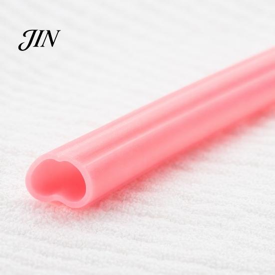 Drinking Water Straw Heart Shaped Straws, Food Safe PP Disposable Rounded Grade Lip Design Comfortable Sip Straws for Cocktail, Birthday Party