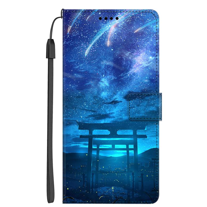 Leder Buchhülle Für Moto G60 Hülle G60s G30 G20 E20 Bemalte Brieftasche Flip Katze Schutz Hülle Für Motorola Moto G22 G Pure Hülle