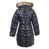 MONCLER FULMAR fur-lined down hoodie coat O blackUsed