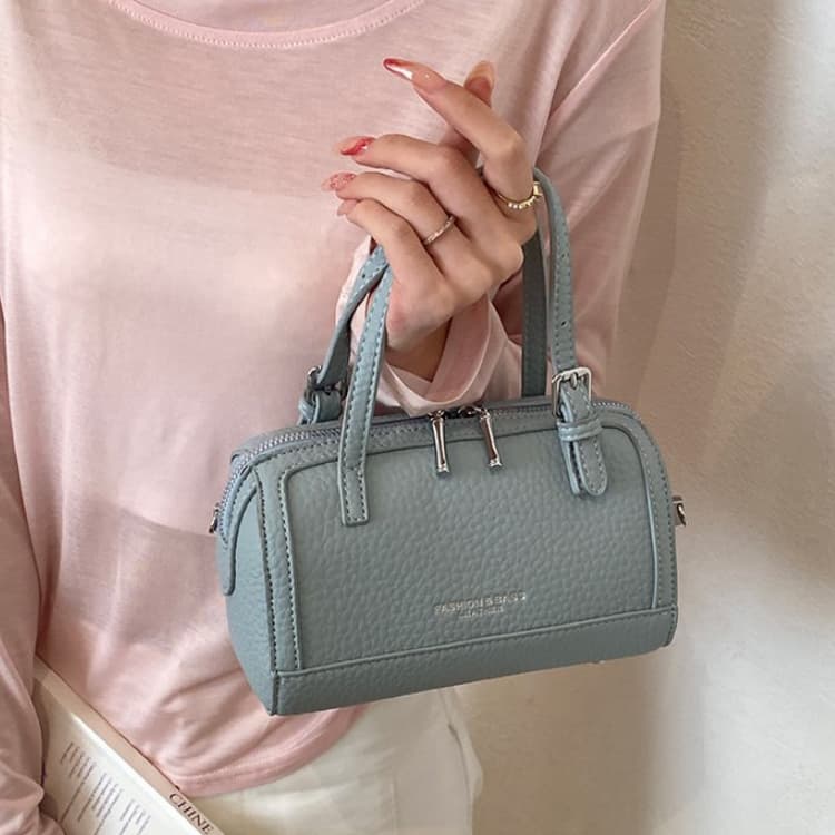 Mini Boston Bag s lychee vzorem Dámská taška přes rameno