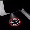 2/4pcs Wireless LED Door Welcome Light Laser Projector Logo Car Accessories For Nissan Nismo PATROL 2012-2017 TEANA 2008-2012