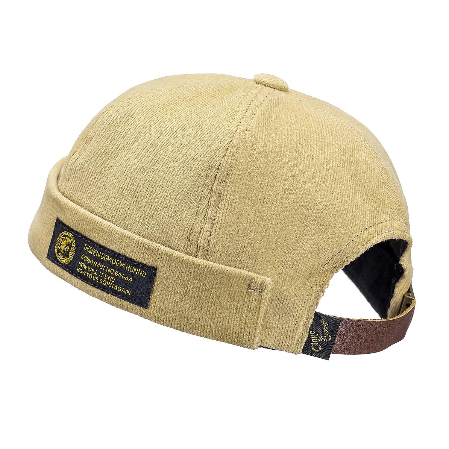 

Clape Summer Roll Brimless Cotton Sag Stylish Classic Foldable Round Solid Unique Smaller Face Outdoor Men s Fisherman s Cap, Cap, Cap, Shape, Color,
