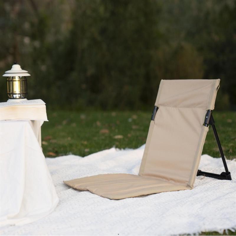 Leisure Relaxing Portable Foldable Backrest Cushion Beach Fishing Seat Travel Hiking Picnic Chaise Garden Tools