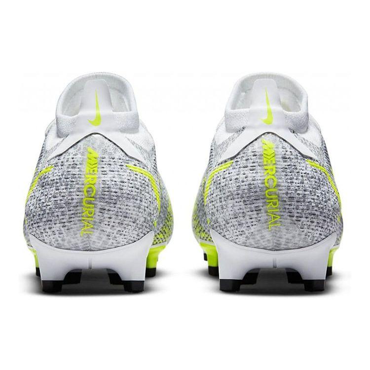 Nike Mercurial Vapor 14 Pro FG Metallic Silver Volt Men Sneakers White Black CU5693-107