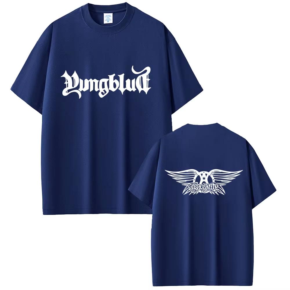 YUNGBLUD Graphic Print Tshirt Men Women Clothing Casual Cotton T Shirt Men Hip Hop Short Sleeve Top Fashion Vintage Streetwear