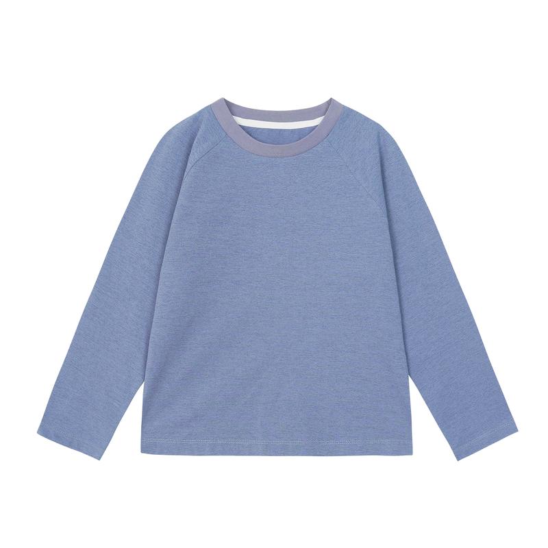 LUSON Kids' Unisex Solid Long Sleeve T-Shirt