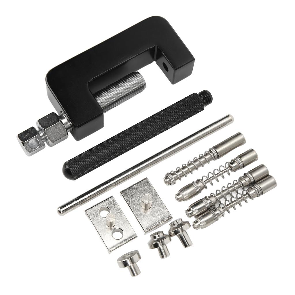 12 Pcs Universal Motorcycle Chain Cutter Breaker Riveting Tool Set with Storage Box for ATV Dirt Bike