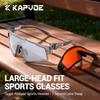 Kapvoe Photochromic Cycling Sunglasses for Men Glasses Fashion Mountain Bicycle Road Speed Cool Goggles Eyewear Sports MTB Bike