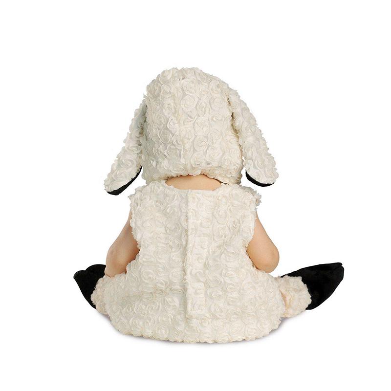 Disfraz de cordero para bebé niña de Halloween, disfraz de Halloween para niños pequeños, disfraz de fiesta de cosplay con temática de animales