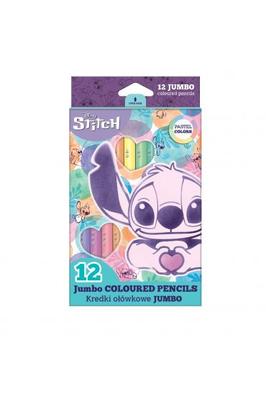 Jumbo Triangular Stitch Pastel Pencils 12 Colors for Young Artists