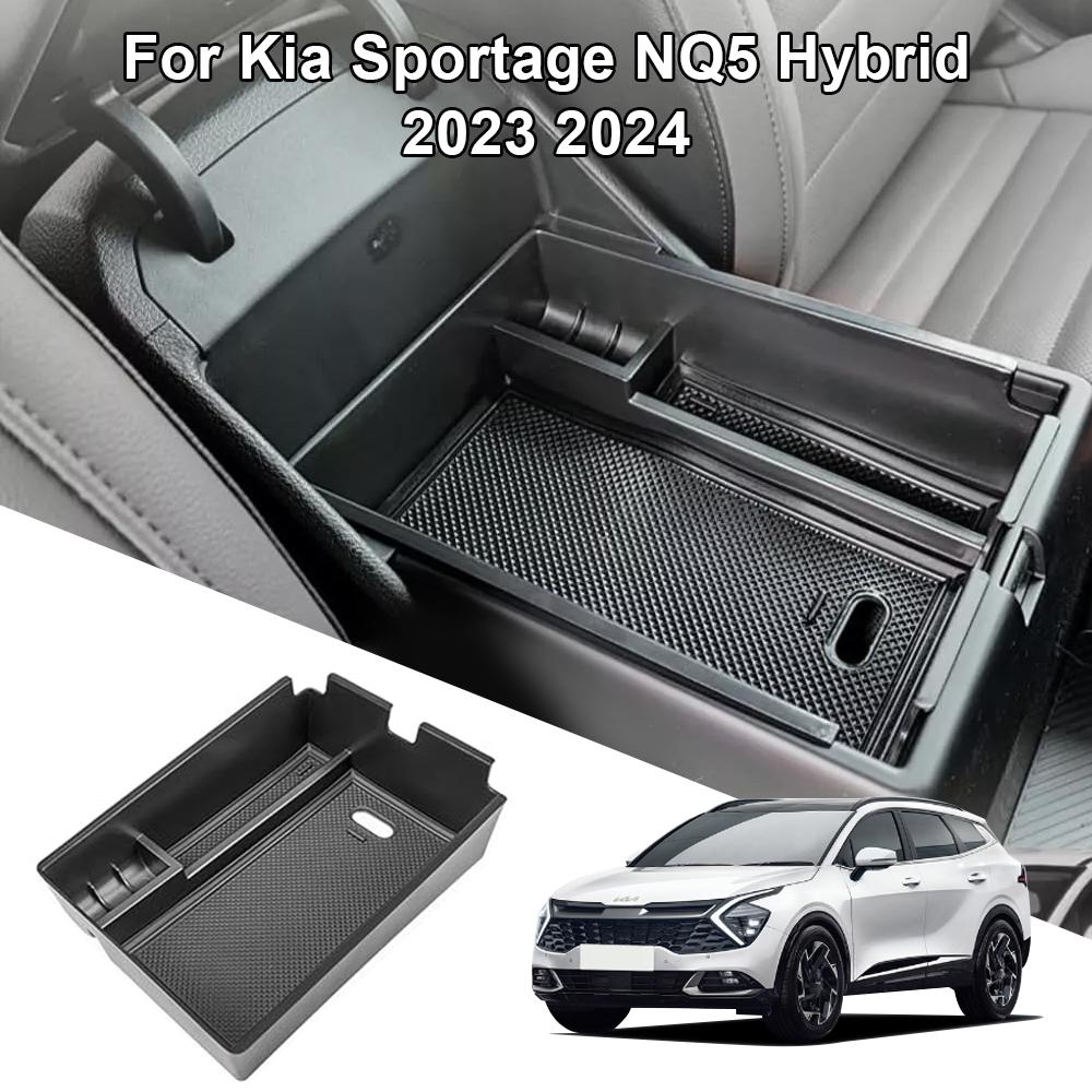 Center Console Organizer Tray For Kia Sportage NQ5 Hybrid 2025 2025 Armrest Storage Box Inner Insert Storage Holder Accessories