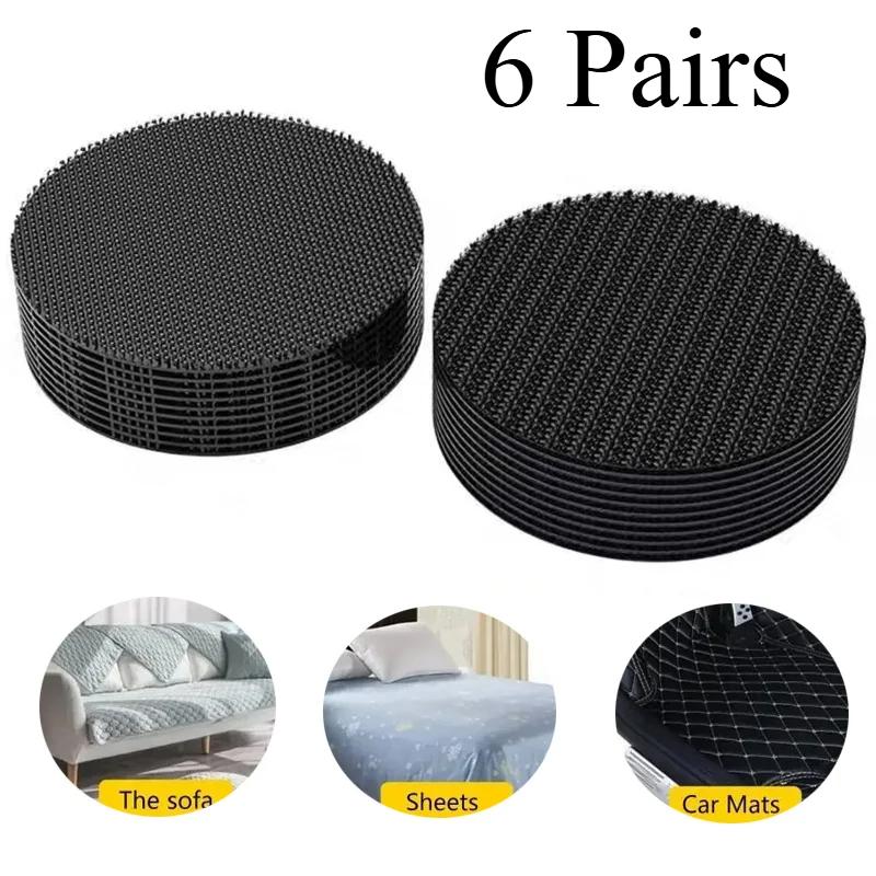 

Круглая/квадратная Очень прочная клейкая лента велкро самоклеящаяся крепится двухсторонняя лента велкро полоска стяжка супер крючок и петля застежка лента circular-6pairs(12pcs)