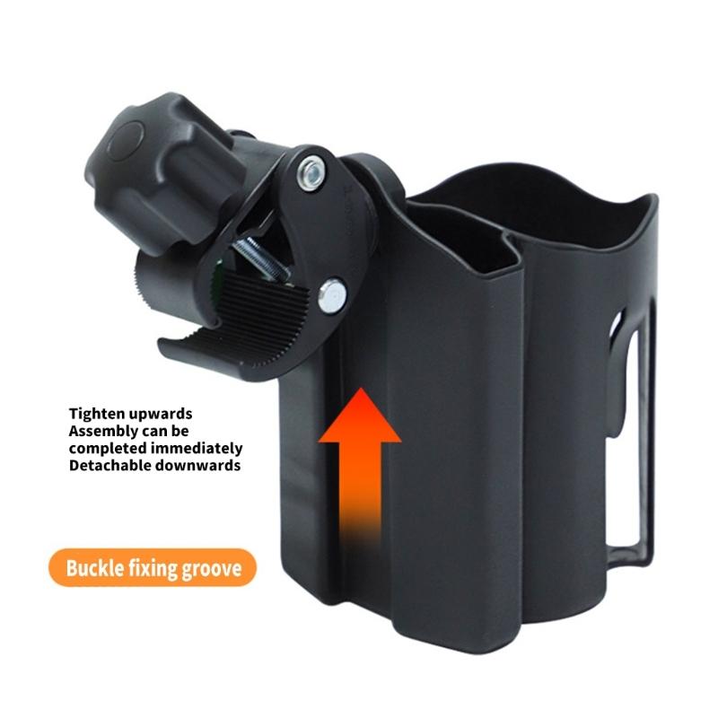 Marine Cup Rack with Phone Slot, Tube Grip Mount for Drink and Phone Use, Daily No-Drill Mounting for Round Tubing
