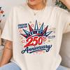 250 Anniversary Comfort Colors Shirt, America Patriotic Tee, Freedom Forever USA T-Shirt, Fourth of July Shirt, Independence Day Shirt