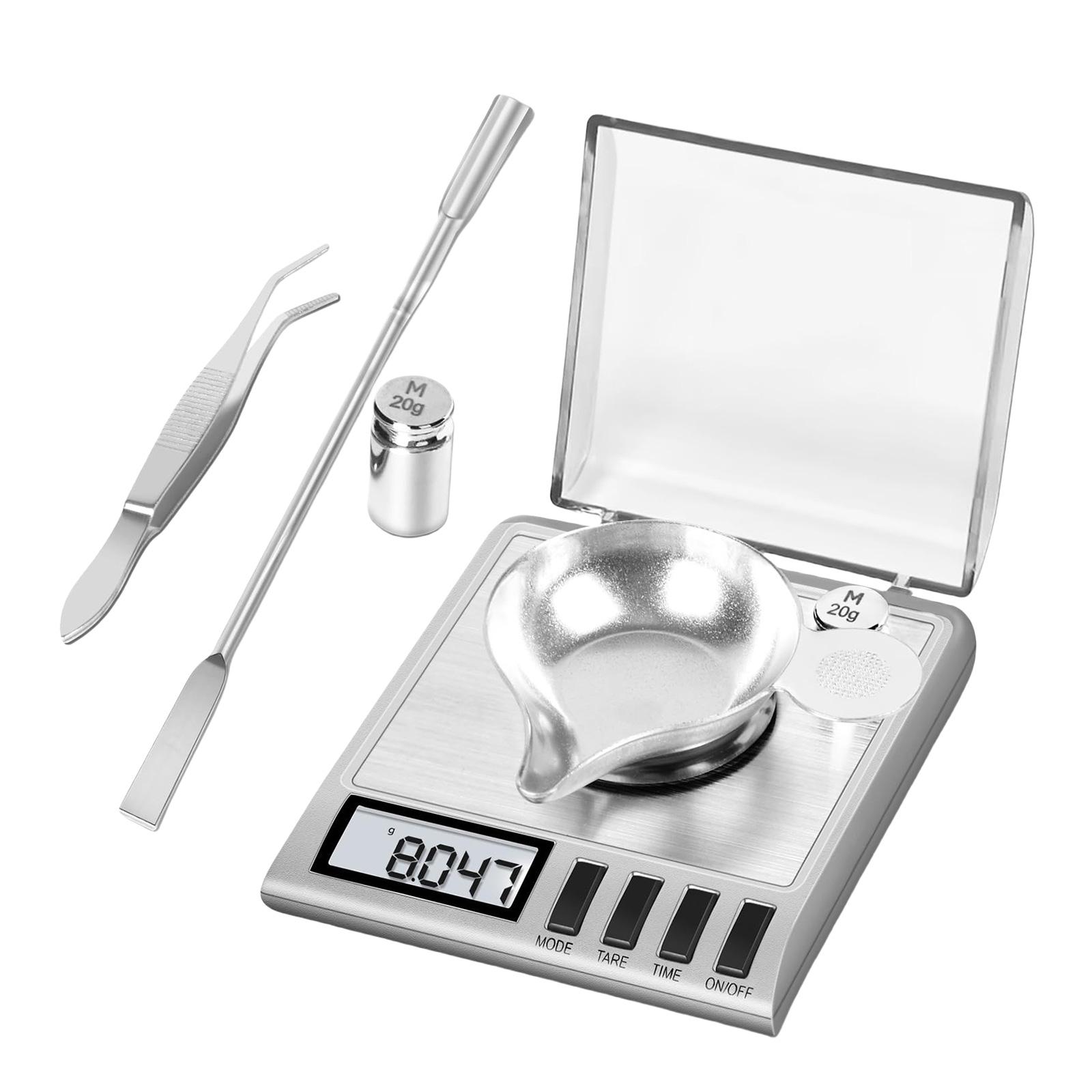 

High Precise 50g 0.001g Miniature Digital Scale for Gold and Diamantine Small Business Lab Needs with Clear LCD Display
