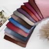 Color Matching Wrinkled Scarf Women'S Head Scarf Gradual Change Color Silk Scarf