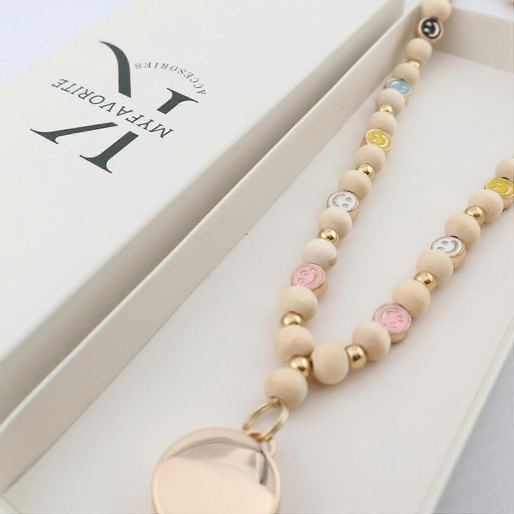 Stilvolles Lächeln Lehrer-Lanyard für Frauen mit ausziehbarem Ausweishalter und
