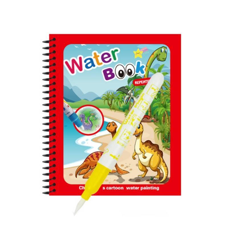 Colorful Reusable Water Painting Book For Kids With Fun Animal Designs For Creative Play