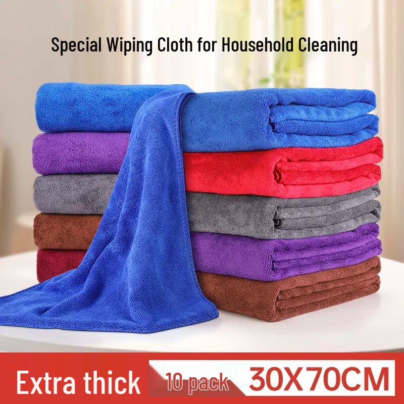 Kelin Absorbent Lint-Free Microfiber Cleaning Cloths зелёный